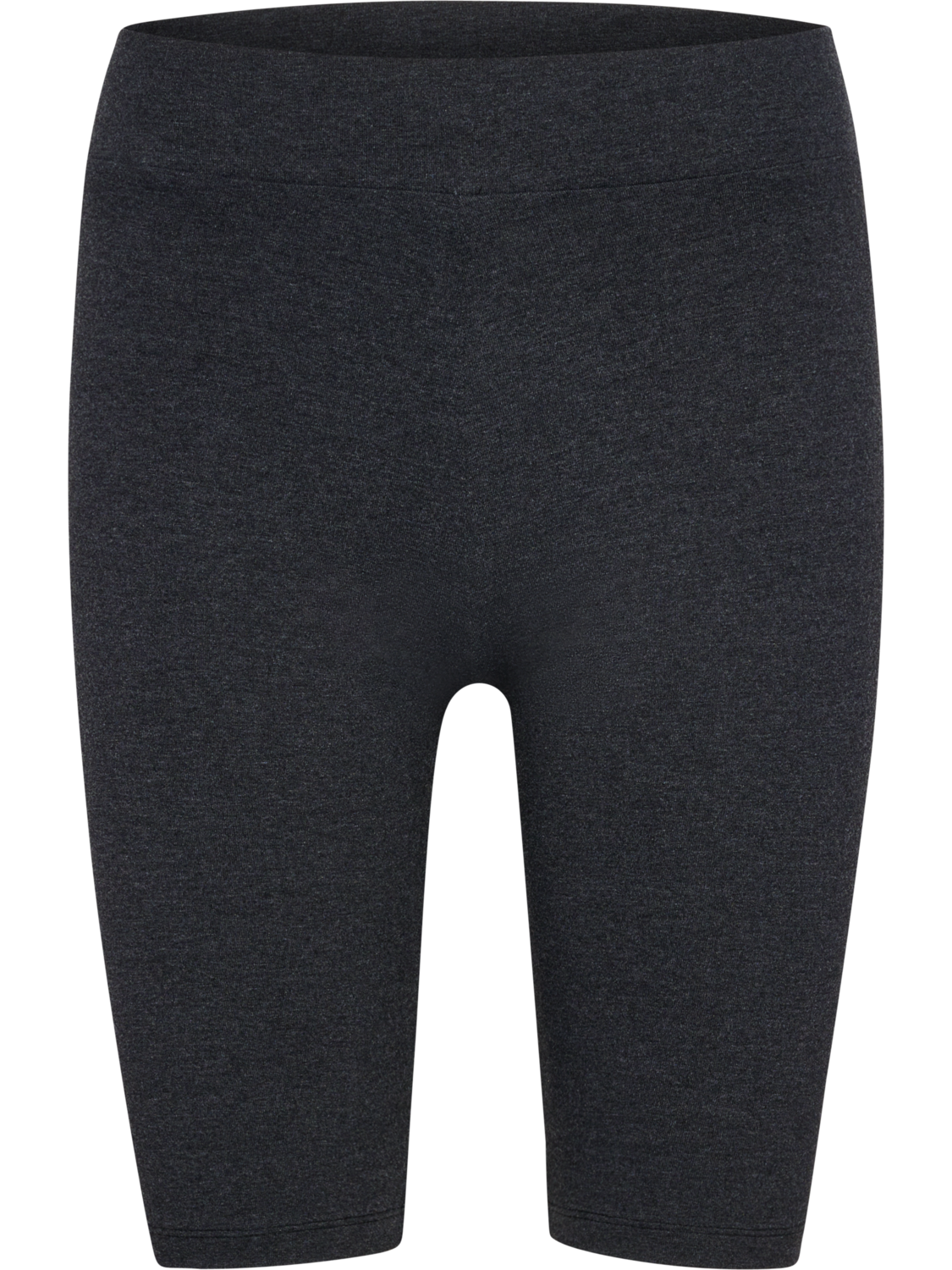 hmlPULSE LOGO MW SHORT TIGHTS, BLACK MELANGE, packshot
