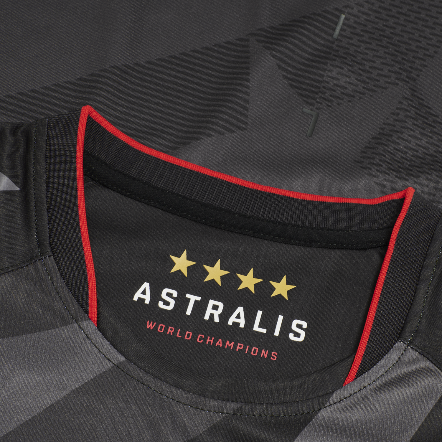 ASTRALIS 20/21 GAME JERSEY S/S, BLACK W/LOGO, packshot