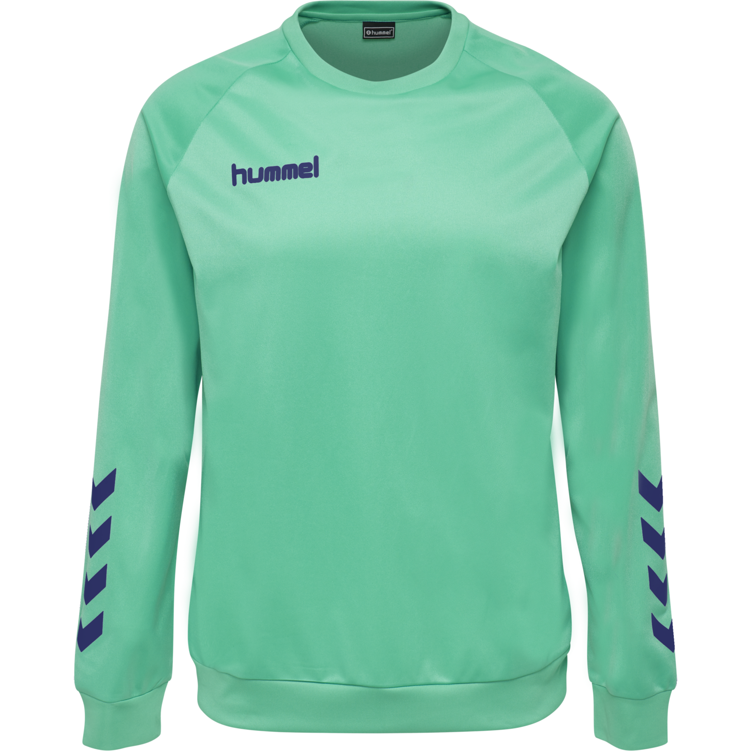 hmlPROMO POLY SWEATSHIRT, ATLANTIS, packshot