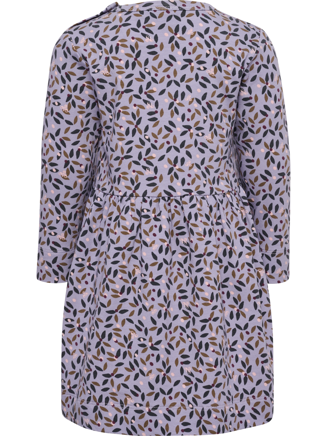 hmlELVINA AOP DRESS L/S, WISTERIA, packshot