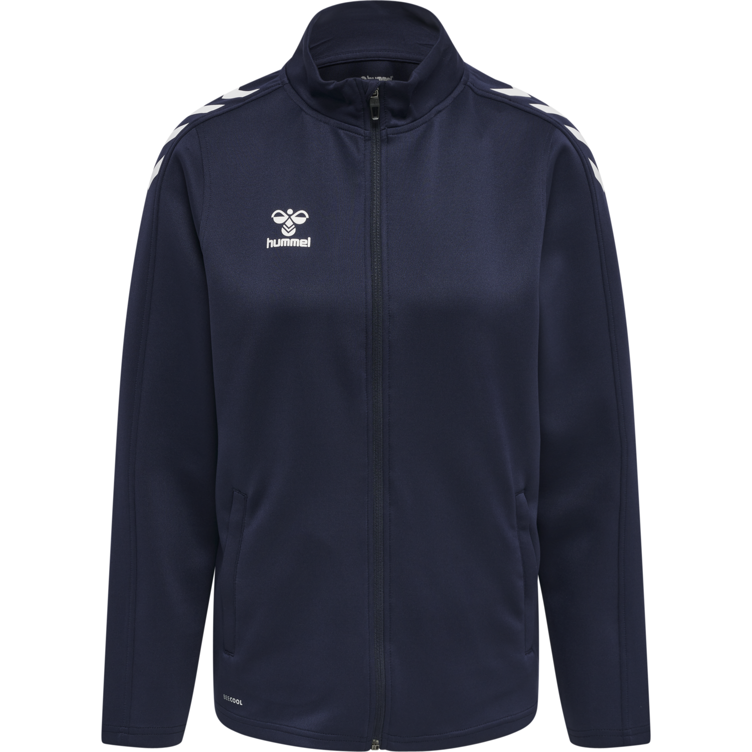 hmlCORE XK POLY ZIP SWEAT WOMAN, MARINE, packshot