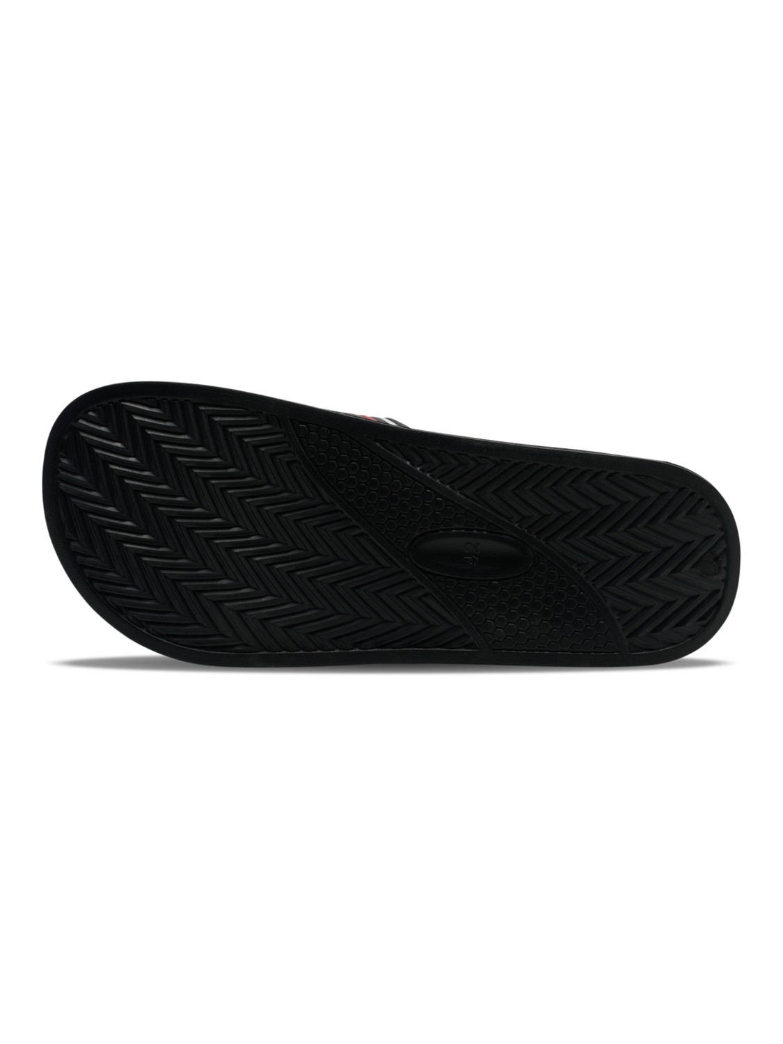 POOL SLIDE RT, BLACK/WHITE/RED, packshot