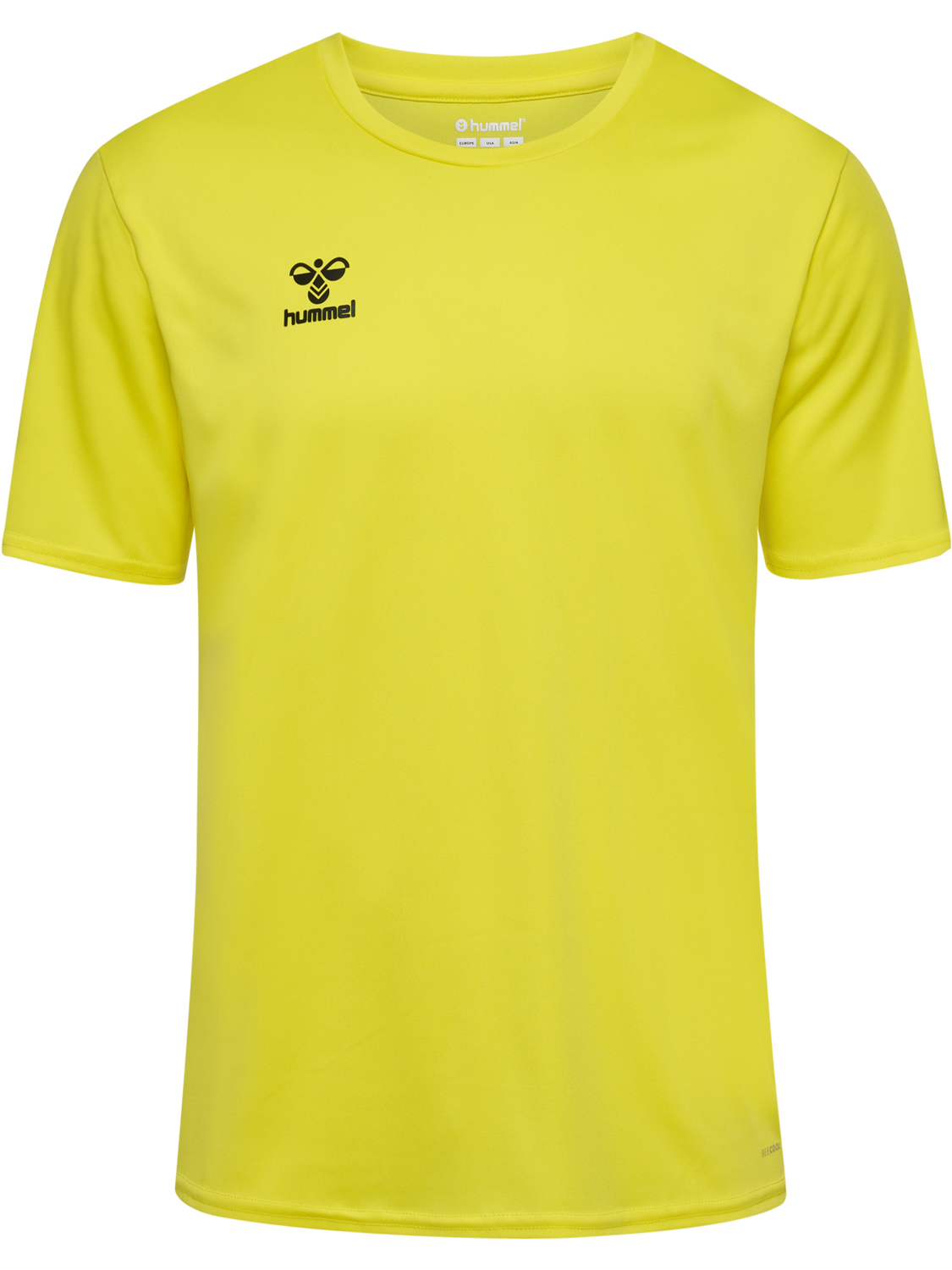 hmlESSENTIAL JERSEY S/S, BLAZING YELLOW, packshot