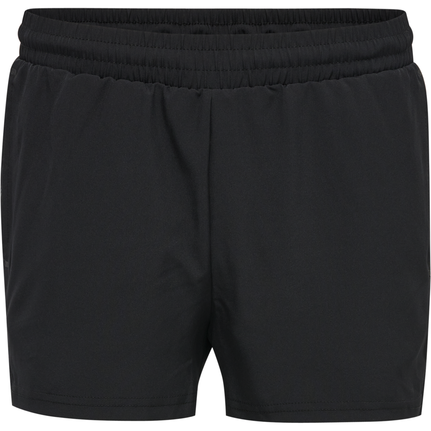 hmlMOVE GRID WOVEN SHORTS WOMAN, BLACK, packshot