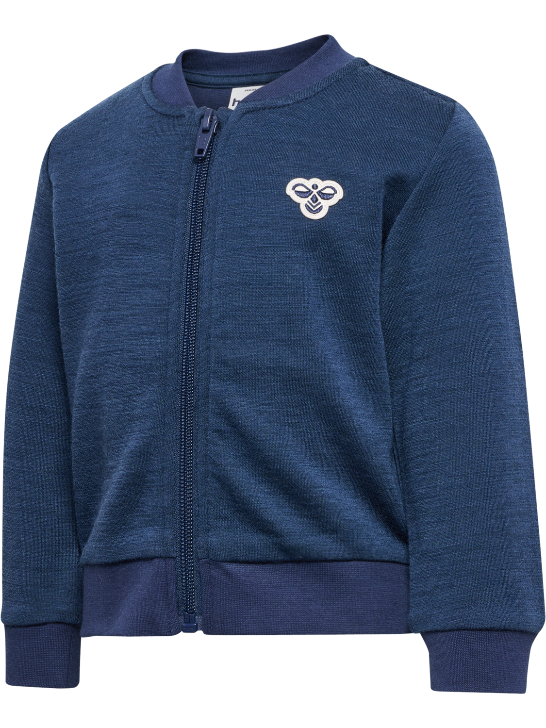 hmlMINI WOOL ZIP JACKET BEE, DRESS BLUES, packshot