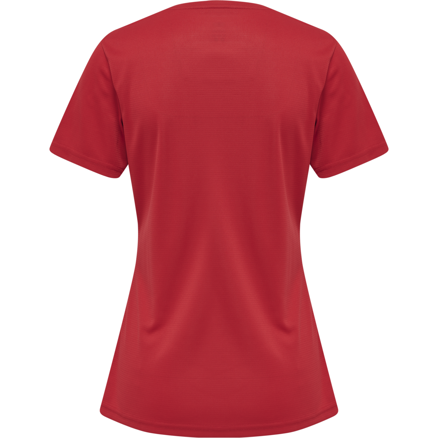 WOMEN CORE FUNCTIONAL T-SHIRT S/S, TANGO RED, packshot